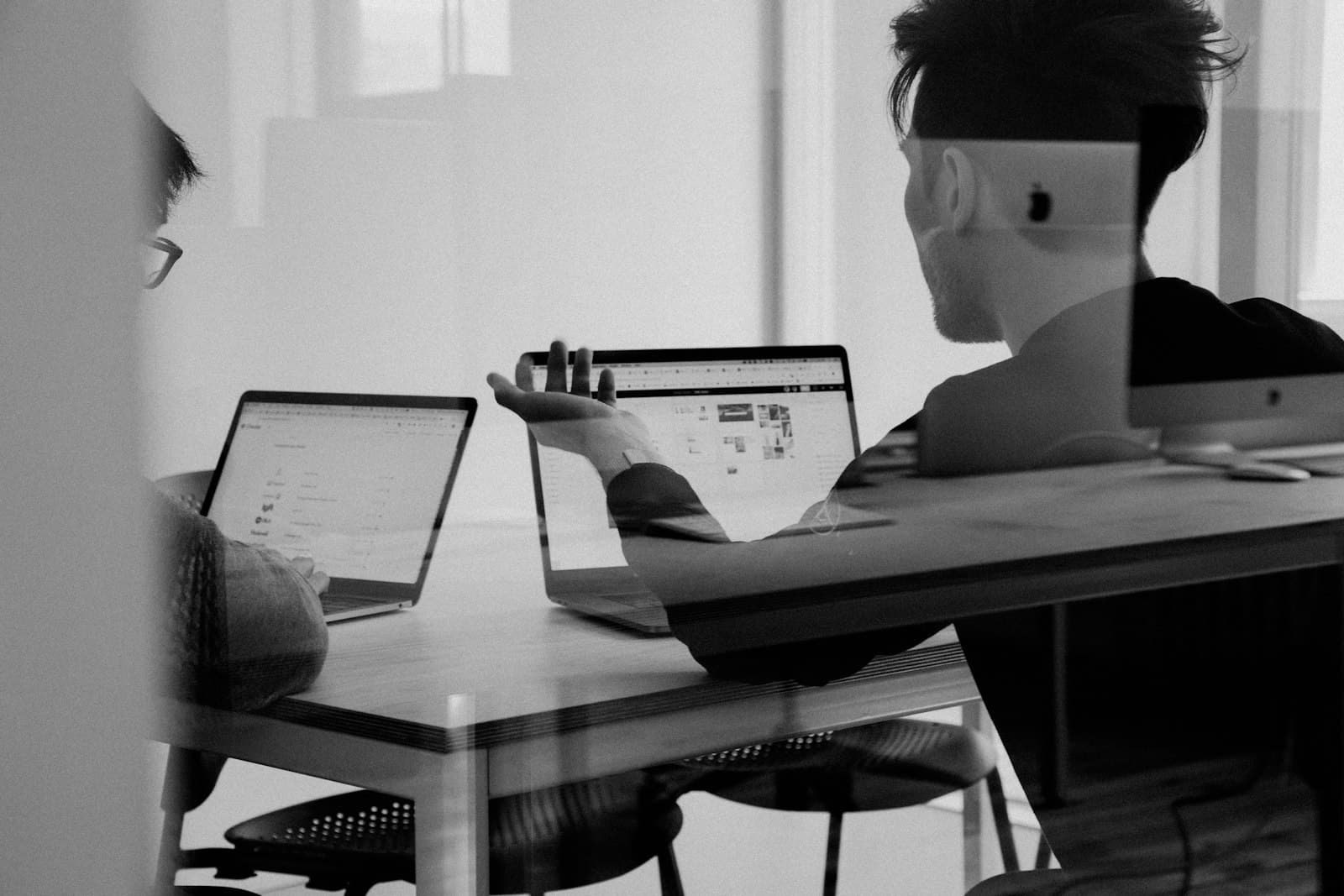 Expert reviewing a project proposal on a laptop